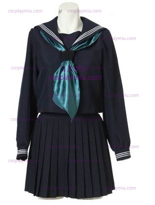 Long Sleeves Sailor School Déguisements Uniforme Cosplay