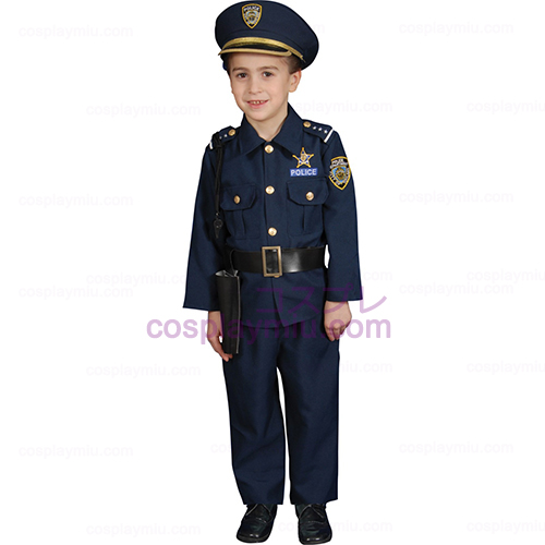 Police Officer Deluxe Toddler Déguisements