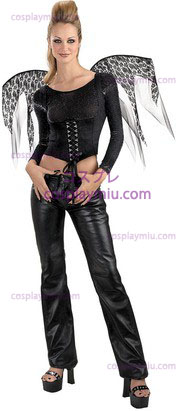 Wings Black Lace Corset
