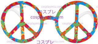 Lunettes Peace Sign Psychedelic