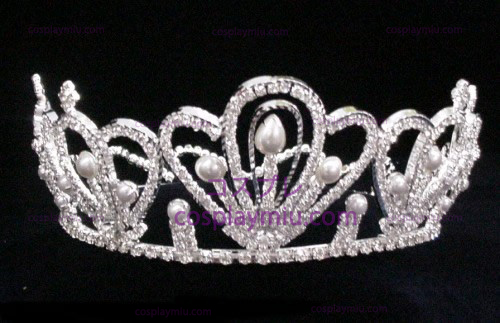 Silver Rhinestone Crown-CT009