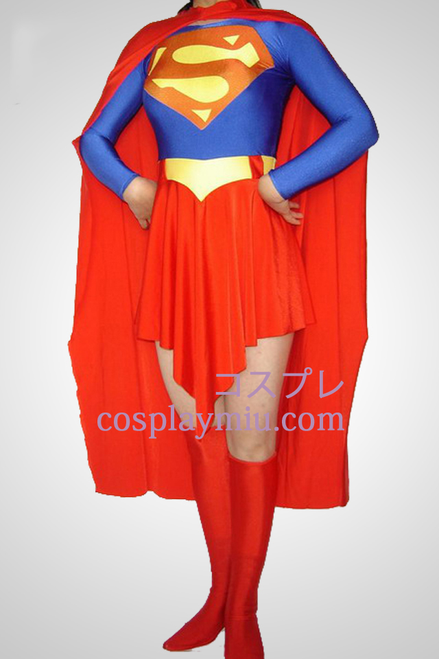 Superwoman Suit Lycra Spandex Zentai
