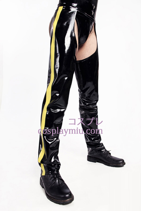 Shiny Black and Yellow costume en latex