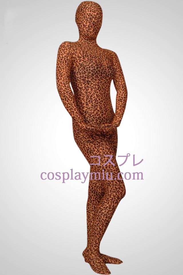 Peau de léopard typées Lycra Spandex Zentai Suit