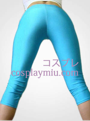 Pantalon bleu Femme Spandex Lycra Capris