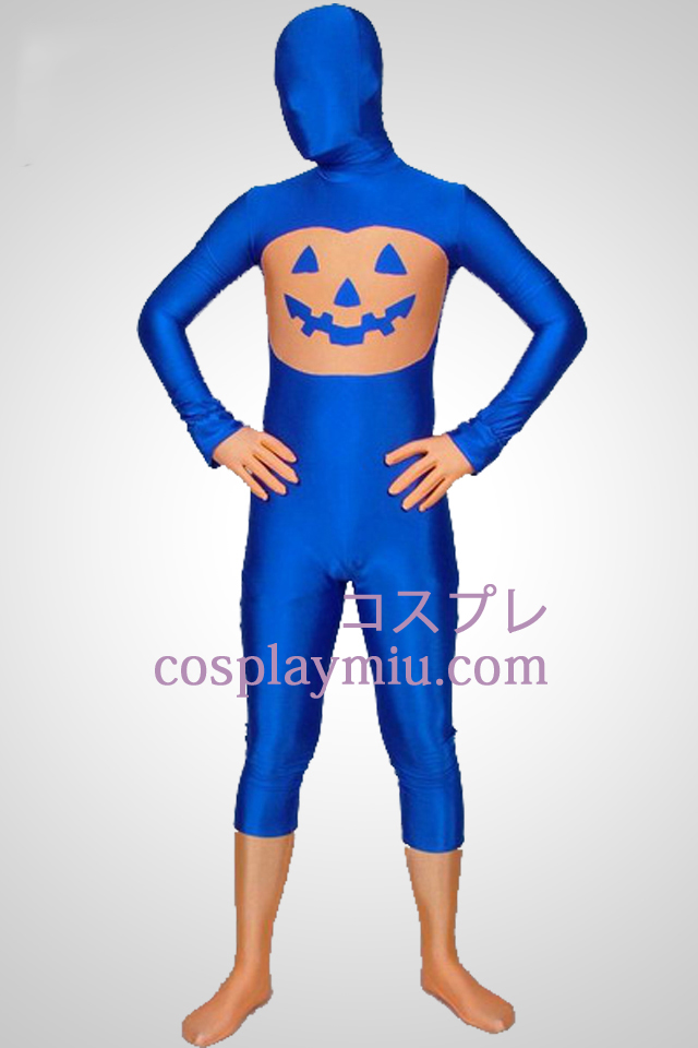 Blue Pumpkin Multicolore Unisexe Lycra Spandex Zentai Suit