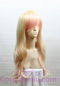 Macross Sheryl Nome Colorful Longue perruque de Cosplay