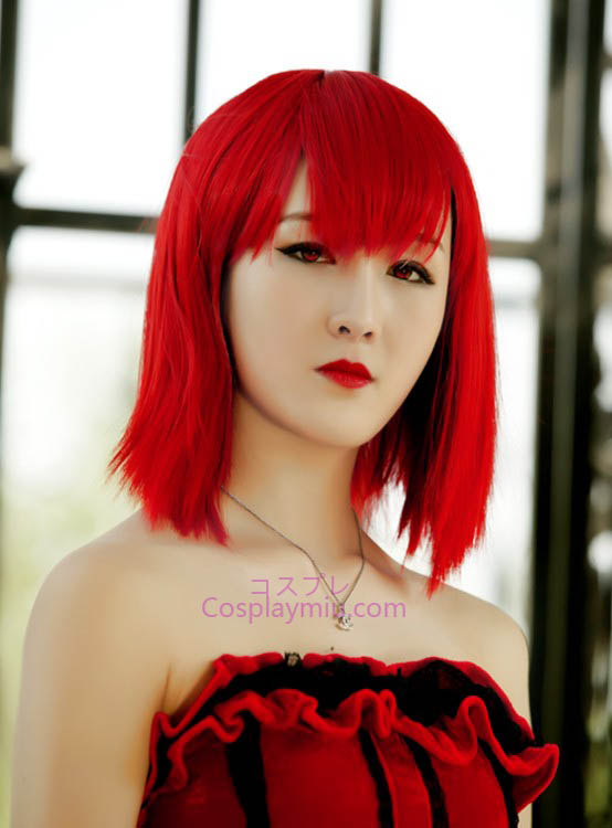 Kuroshitsuji Angelina Dulles Red courte perruque de Cosplay