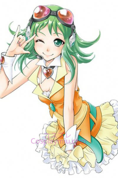Vocaloid Gumi vert longue perruque cosplay
