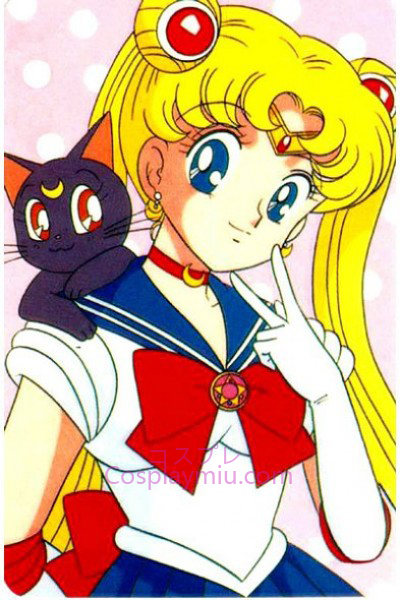 Classique Sailor Moon Usagi Tsukino Perruque Cosplay
